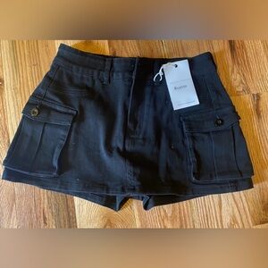 Elleven Black Women's Cargo Shorts